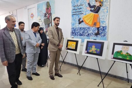 نمایشگاه نقاشی «یاوران مهدی» در کهگیلویه و بویراحمد افتتاح شد