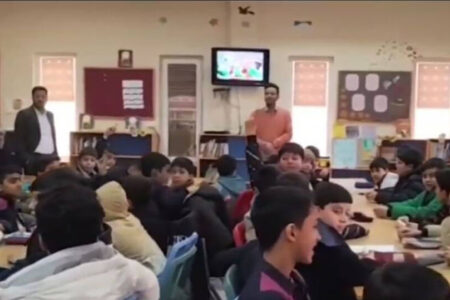 محفل انس با قرآن کریم در مدارس سرخه