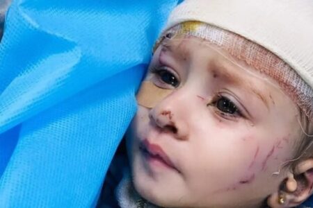 عید فطر خونین در غزه ؛ کودکان به جای لباس عید کفن بر تن کردند!