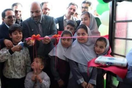 افتتاح مدرسه دوکلاسه و بازدید از پروژه‌های آموزشی شهرستان های گرمی و انگوت