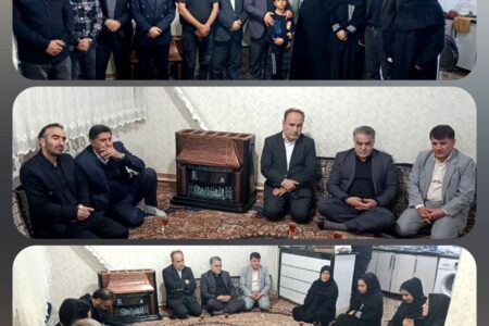 دیدار با خانواده شهید دانش‌آموز مهیار زنگانه در آبیک