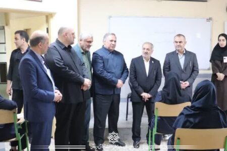 بازدید وزیر آموزش و پرورش از مرکز برگزاری آزمون نهایی در تنکابن