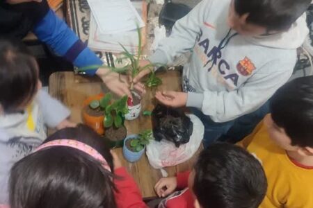 گزارش تصویری| آشتی با طبیعت و آشنایی با درختکاری در مرکز “نیوشا”