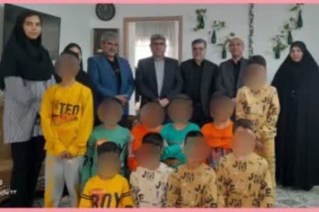 گزارش تصویری| دیدار عیدانه فرماندار شهرستان گلبهار از خانه‌های فرزندان ابوطالب