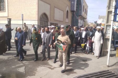 اشتهارد | حضور پرشور کارکنان و جامعه هدف بهزیستی اشتهارد در راهپیمایی روز جهانی قدس