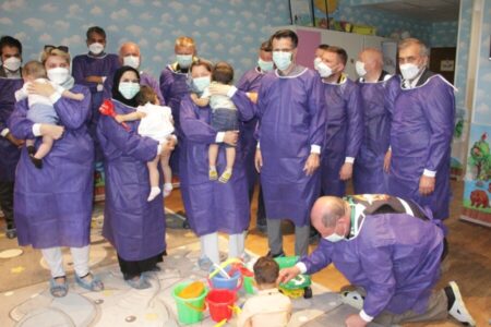 گزارش تصویری |دیدار موتورسواران لهستانی از مرکز شیرخوارگاه اصفهان