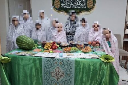 کرج | جشن عید غدیر در مرکز شبانه‌روزی خانه کوچک شیرین برگزار شد