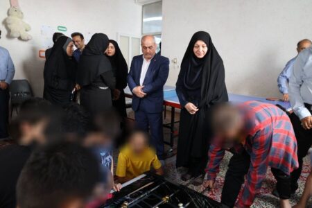 تور رسانه‌ای بهزیستی مازندران در مرکز نگهداری و ساماندهی کودکان خیابانی “احسان” ساری برگزار شد  