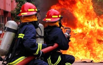 آتش‌سوزی در یک مجتمع مسکونی در تهران