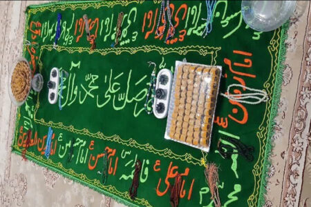 ساوجبلاغ | برگزاری مراسم عزاداری به مناسبت شهادت حضرت فاطمه زهرا (س) در خانه درخشان امام رضا (ع)