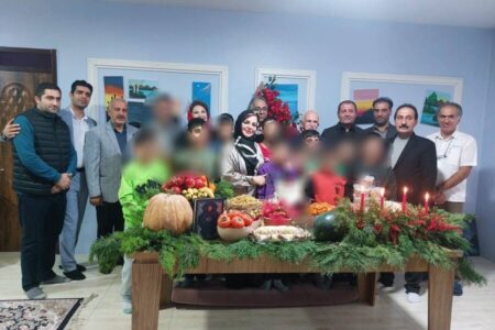نوشهر| شب یلدای صمیمانه رئیس اداره بهزیستی در کنار فرزندان بهزیستی نوشهر