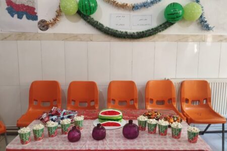 جشن یلدا در مرکز توانبخشی آتیه بهزیستی شهرستان اسکو
