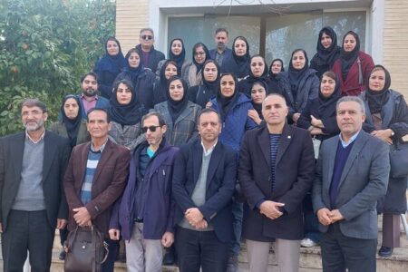 دیدار حمید گودرزی سرپرست بهزیستی استان با مشاوران ۱۴۸۰ بهزیستی فارس