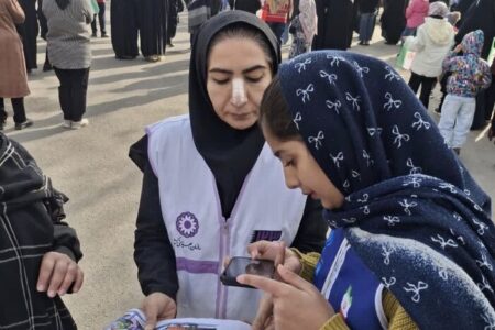 ساوجبلاغ | حضور تیم اورژانس اجتماعی در همایش پیاده روی خانوادگی در شهرک ینگی امام