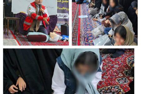 آموزش مهارت‌های امدادی و کمک های اولیه به فرزندان و پرسنل خانه بهشت آمل