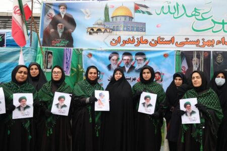 جلوه‌ای از خدمت و بصیرت؛ برپایی موکب «شهدای بهزیستی مازندران» در مسیر راهپیمایی روز جهانی قدس