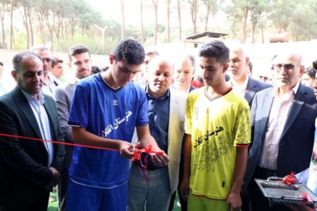 افتتاح سالن ورزشی «سردار شهید سلیمانی» هنرستان فنی انقلاب اسلامی